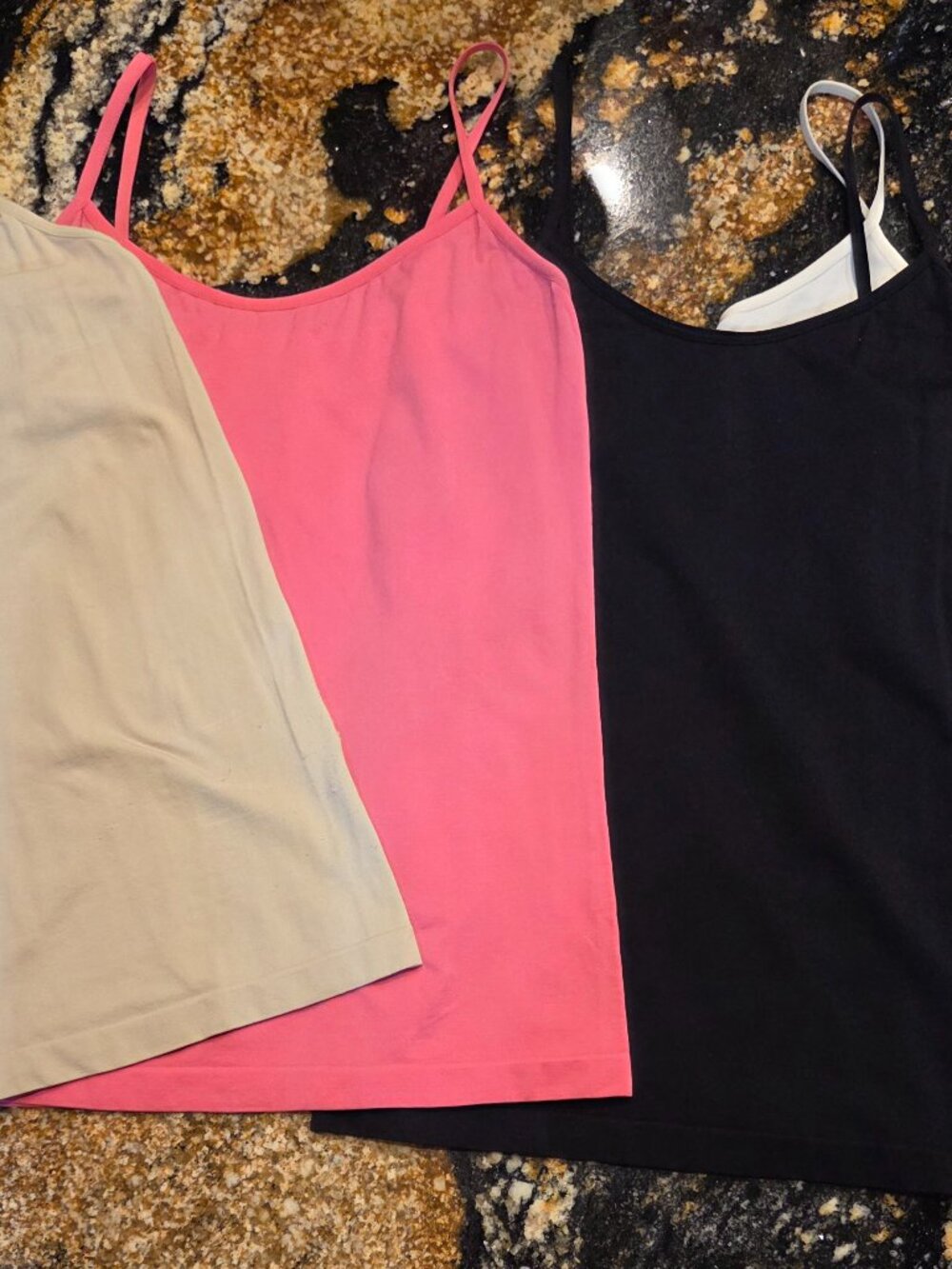 Blue Star Camisoles Black, Pink, White, Tan Large